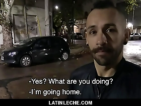 Straight guy gets his hands full with gay for pay threesome