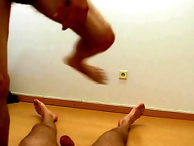 A straight married man tries gay sex for the first time with the help of money.