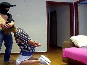A new submissive Asian man in a gay BDSM scene.