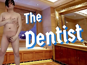A young hispanic man gets a handjob with a dental patient at a clinic after visiting an adult store glory hole.