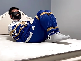 blindfolded