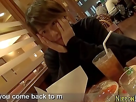 Skinny Asian twink gets his ass toyed and fucked hard.