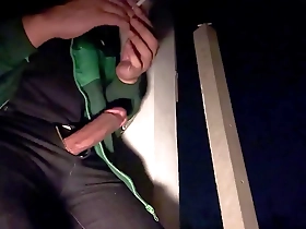 Public solo pleasure: smoking hot Asian guy masturbates outdoors