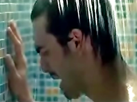 Fachri Albars steamy shower scene in the banned film Door (2010)