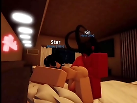 Gay animation with Roblox-themed action.