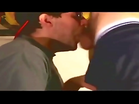 Gay deepthroat blowjob in an amateur video on GayTubate.com