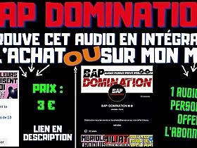 Two robbers will give you two cocks for double penetration with French gay porn audio.