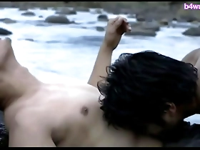 Hot gay scene from a movie with a handsome boy.