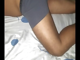 Gay man masturbates while he sleeps.