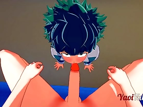 Midoriya Izuku and Uzumaki in explicit Boku no Hero Academia Yaoi scenes