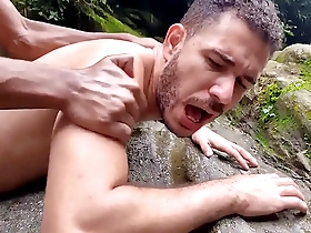 A black man seduces me in the shower with his large penis.