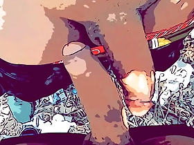 Amateur gay animation with big dick action