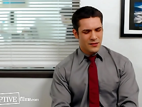 Anal sex and office politics in The Office gay parody.