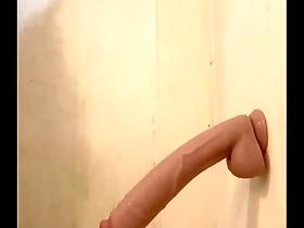 Manuel’s solo gay scene with a dildo