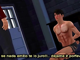 Gay anal and blowjob action in Yaoi animated series Criminal Hearts