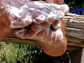 Close up of black foot for the true fetish of feet, MY gays fan request