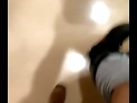 Big dick Japanese uncle gets it on in school bathroom