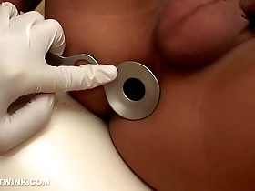 Asian boys Non and Golf engage in kinky bareback sex with medical theme.