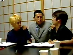 Gay class with hot Japanese teacher and twinks
