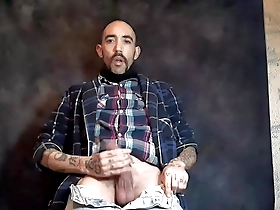 Gay masturbation with Spanish stallion and amateur gay anal sex at home