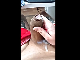Solo gay amateur has a saggy cock in homemade video