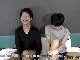 Young Japanese men having rough gay sex with twinks