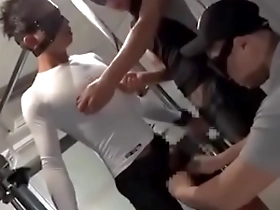 Gay bondage and nipple play with a hot Asian man.