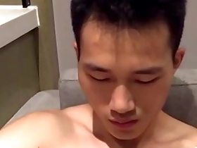 Straight alpha male showing off his muscles and playing with his cock.