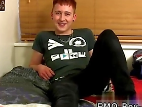 Skinny blond emo gay masturbates and gets fucked by another young Asian guy.