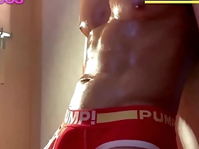 Nipple licking and edging with a hot Asian hunk