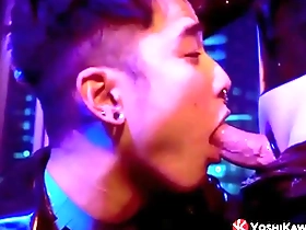 Yoshi’s rough and tumble gay sex adventure with fisting and cum shot
