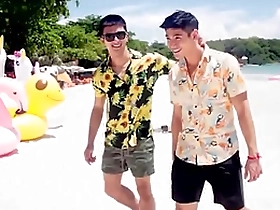 Gay sex at the beach in Thailand