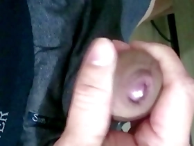 Young Taiwanese boy with foreskin masturbation
