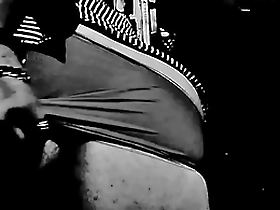 Dark-skinned solo boy's seductive show in panties