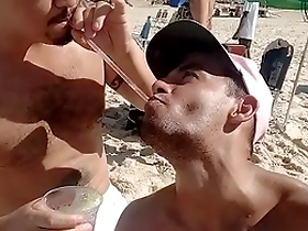 Young and straight MaldonattoGP and his boyfriend having sex at the beach in Rio de Janeiro