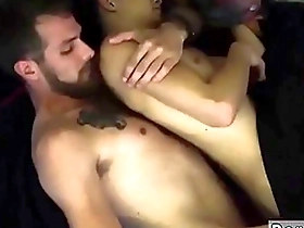 Young gay guy has sleepover at friend’s camp and they tell scary stories with gay porn in between.