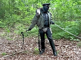 Cum or pie dance at the leather and whip masterclass