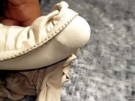 I couldn't resist ejaculating onto my favorite calzedona and panty fetish