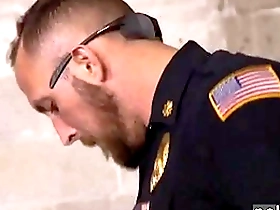 Asian officers in pursuit in gay domination porn trailers.