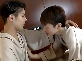 Young gay boy gets an anal blowjob from an Asian man in HD video.