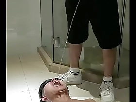Asian piss spit
